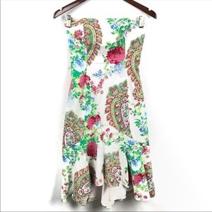 Shoshanna The Pink Cabana Paisley Print Dress